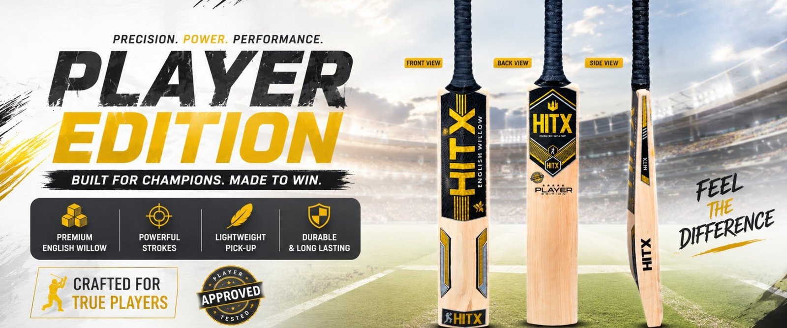 HITX Premium Carrom Board Banner